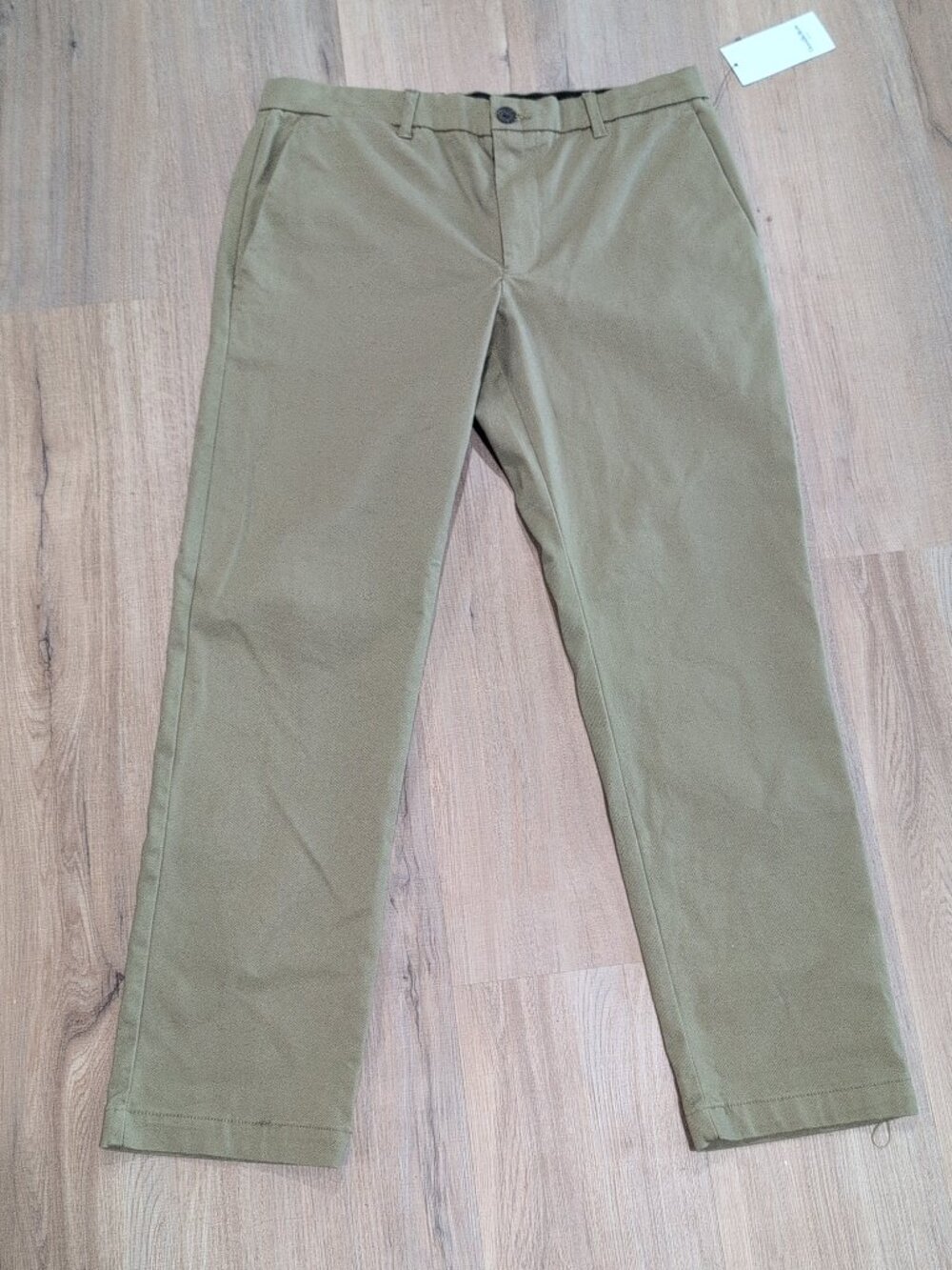 Men's Comfort Wear Slim Fit Chino Pants - Goodfellow & Co Olive Green NWT